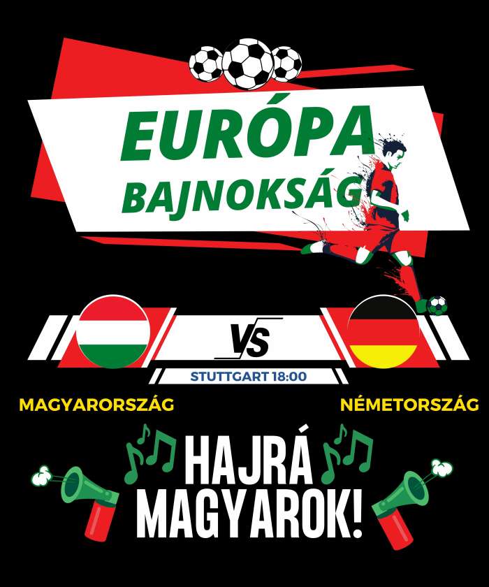 Euro meccs magyar német 2 fekete - 1