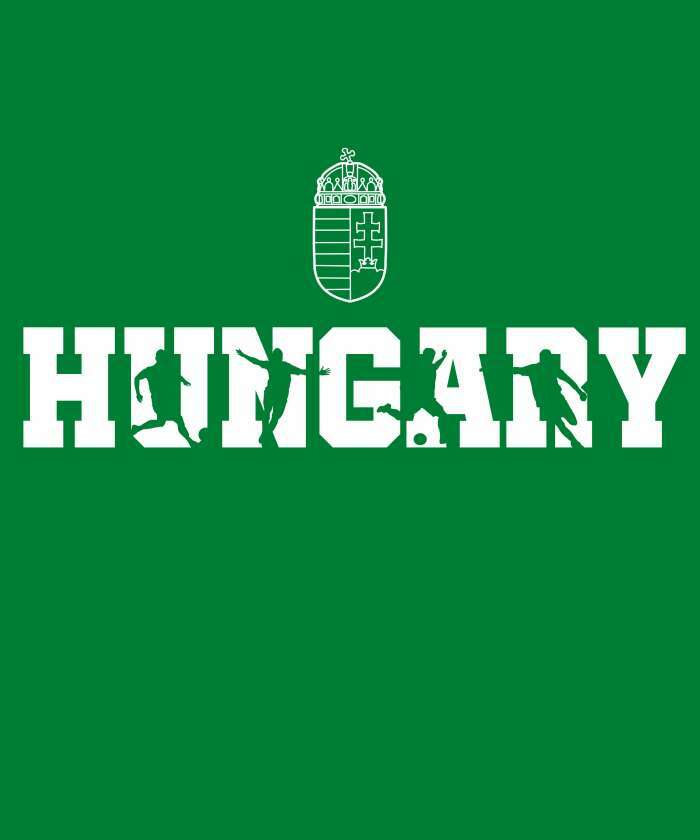 Hungary sziluettes betűk zöld - 1