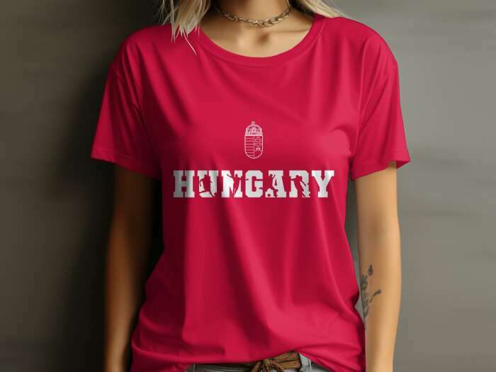 Hungary sziluettes betűk piros - 3