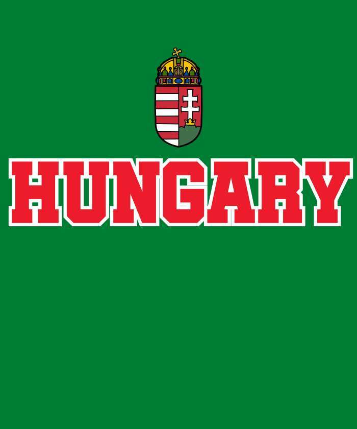 Hungary címerrel 1 zöld - 1