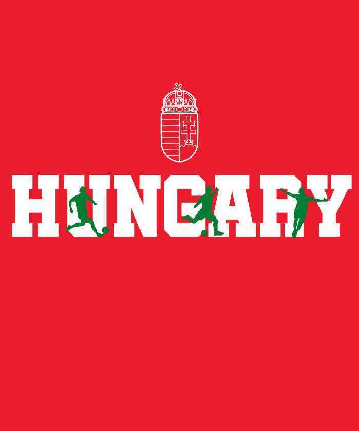 Hungary sziluettes betűk 2 piros - 1