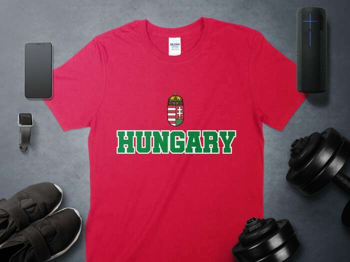 Hungary címerrel 1 piros - 4